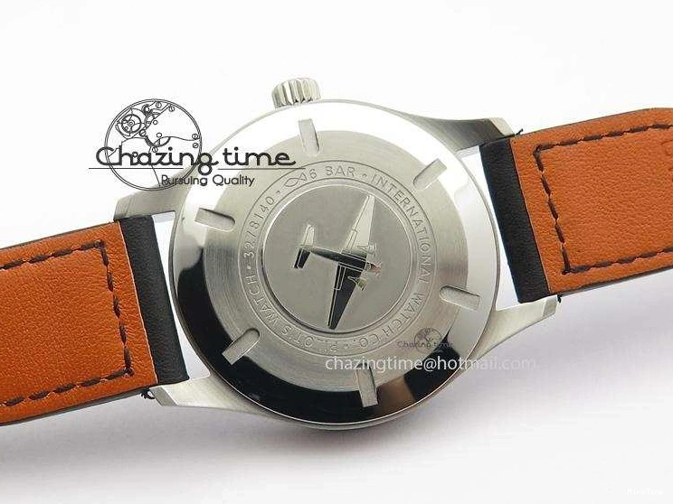 MIROTIME 0305 Mark XVIII IW327002 SS Mk Maker Best Edition White Dial On Black Leather Strap A SunProtective 7298